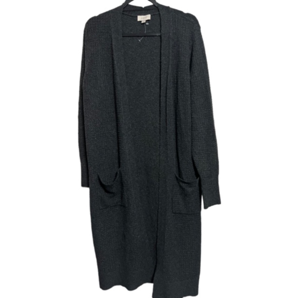 LOFT Dark Grey Long Sleeve Cardigan